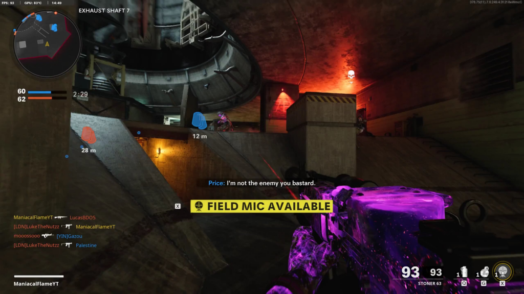 My first time using the Stoner 63 in Multiplayer and oh my god it absolutely obliterates