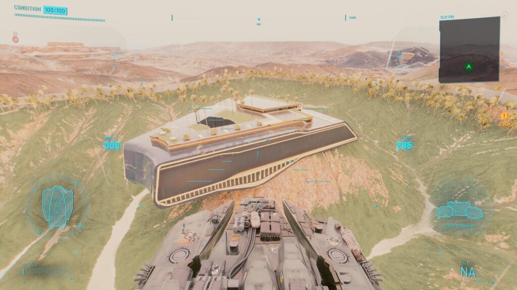 What's this Arasaka looking place? Is it for one of the endings? Textures only load when you when you get close to the rear