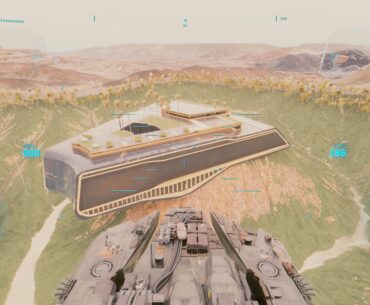 What's this Arasaka looking place? Is it for one of the endings? Textures only load when you when you get close to the rear