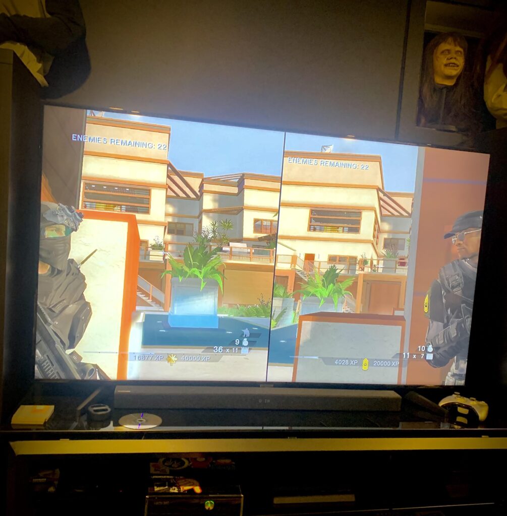 Xbox 360 rainbow six vegas 2 last night! Amazing game! So many memories!