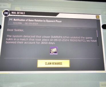 cheater reported
