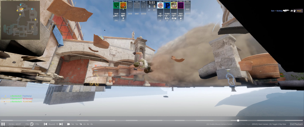 Bomb dropped under map on Premier