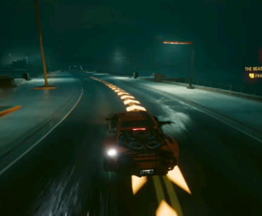 Driver launched his car into the bay after losing race