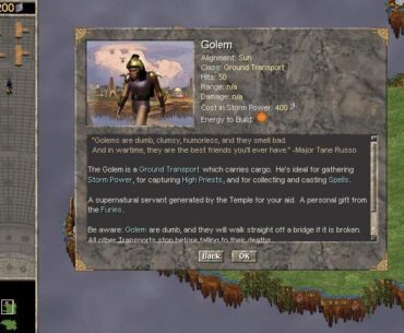 Golems are dumb, clumsy, humorless, and they smell bad