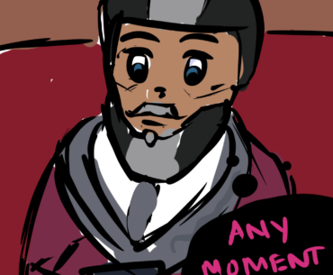 Npcs waiting for V to send a message so that they could reply immediately after