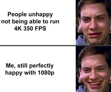 Have never even bothered with 4K. 1080p at 60 FPS is glorious!