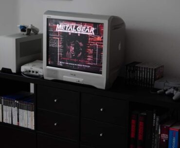 Nothing like playing Metal Gear Solid on PS1 connected to CRT TV