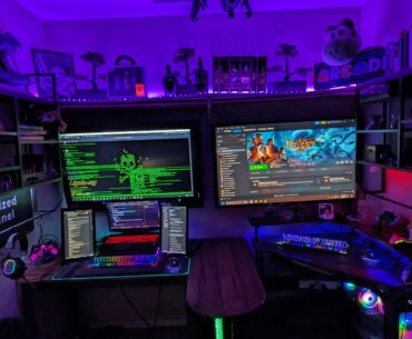 My wife and I's nerd cave