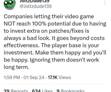 I thought this comment applied to how folks are feeling about the mode lately
