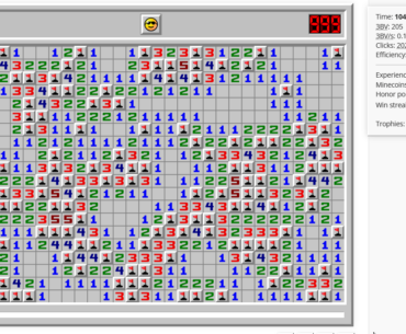 We all have seen Minesweeper, but have you seen a Minesweeper game with 101% efficiency?
