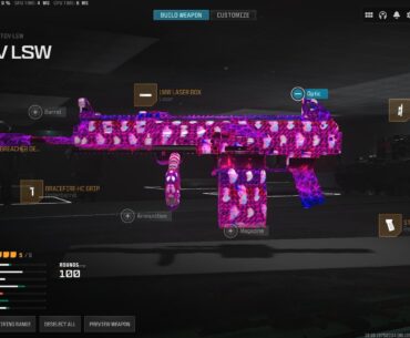 Not stated in the latest patch notes but they disabled optics for the Kastov LSW when you equip the Bracefire underbarrel
