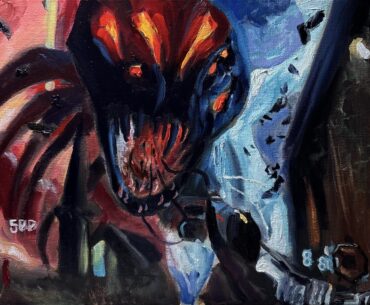 I made an oil painting of Revelations
