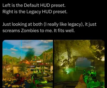 The Legacy HUD Concept is Perfect Here and is a Preset We Deserve