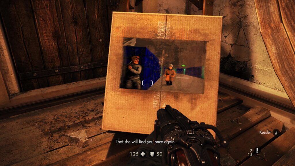 I found this cool Easter egg in Wolfenstein: The Old Blood and thought I should share it here.