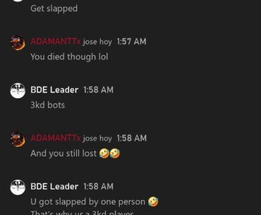I think he's mad