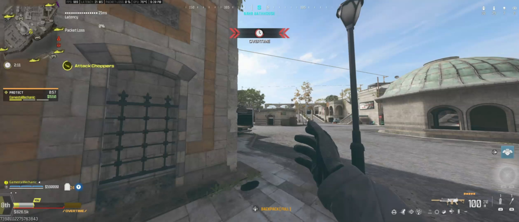 my RAA casually giving me walls hacks