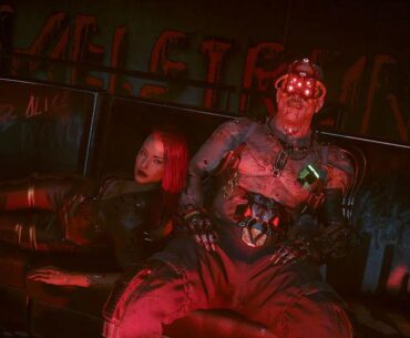 Futuristic rebels in a neon-drenched dystopia.