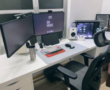 New clean setup, instead of messy before :D