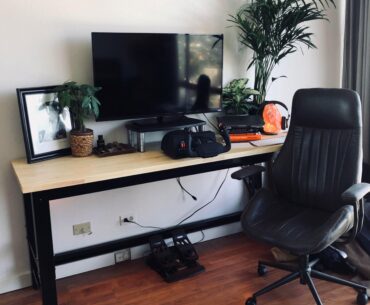 Check out my phase 1 work/flight sim rig! Any tips?