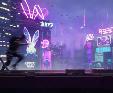 Cyberpunk Rooftop Chase (Kinetic Rush - 3D Community Challenge) by 
Richard K