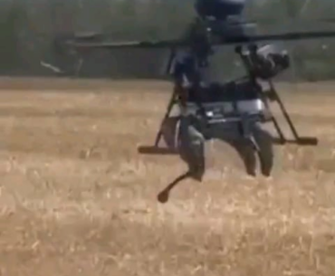Ukraine is using "Vampire" drones to drop robot dogs off at the front lines