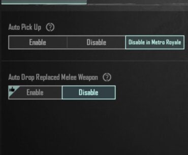 Most useful feature in PUBG