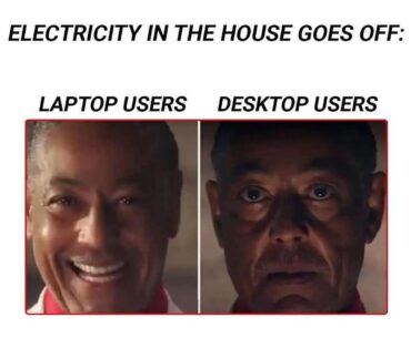 Laptop users: Finally, some peace and quiet, Desktop users: Oh no, not again