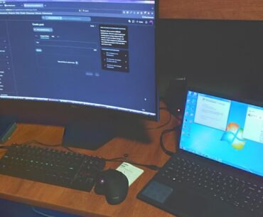 My Battlestation at University | Got My Desktop and Laptop at Hand for Whatever Comes at Me This Semester