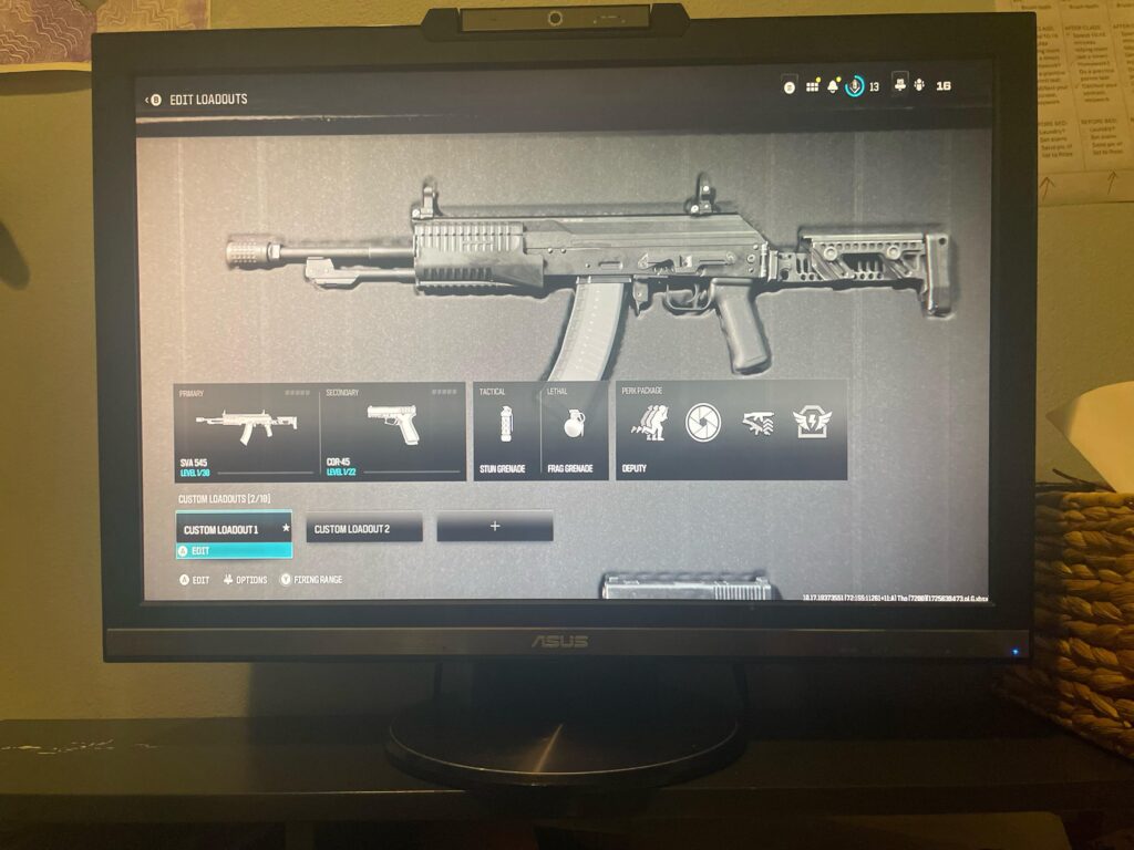 Haven’t played in a while. Where are my load outs?