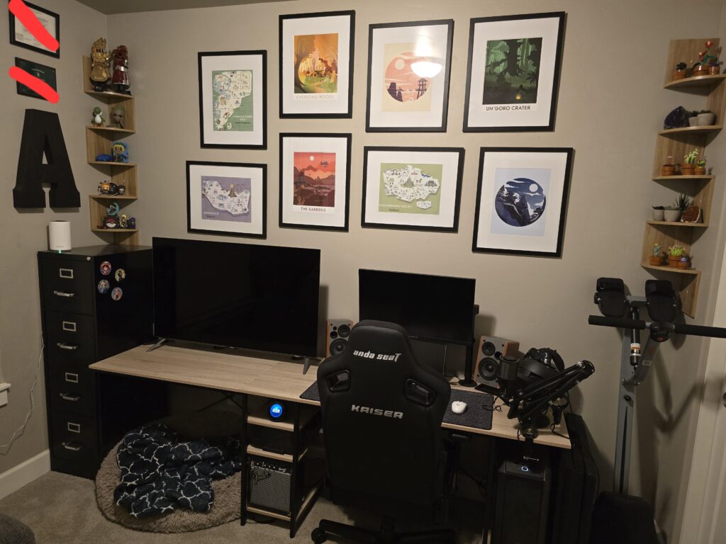 Considering de-nerding just a little bit. I don't play WoW anymore, any ideas for what to do with this wall?