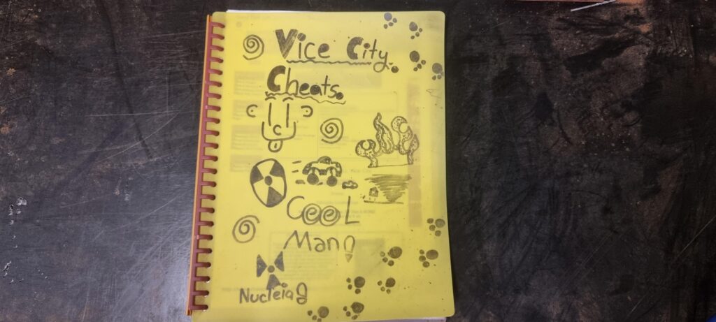 Mum found this while sorting through my old junk - GTA: Vice City