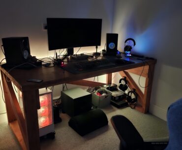 Built the bloody desk