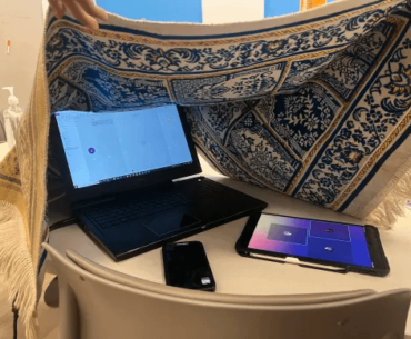 My brother's ghetto setup.