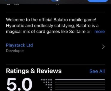 Jesus Christ Balatro, those ratings are an achievement and a half
