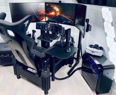 Wrapped up my DIY Motion Sim Rig with Sim-Lab P1-X SFX-100 for space, flying, and racing!
