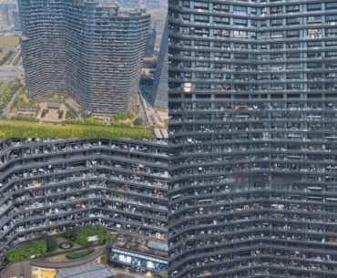 The Real Life Megabuilding Apartment! Do they have shops inside?