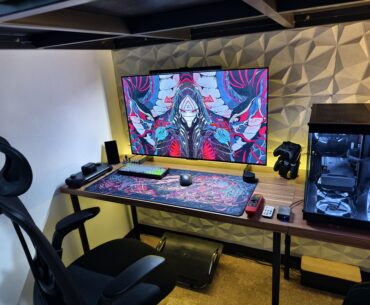 Under Loft Bed Setup