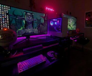 Check out our battle stations, his n' hers!