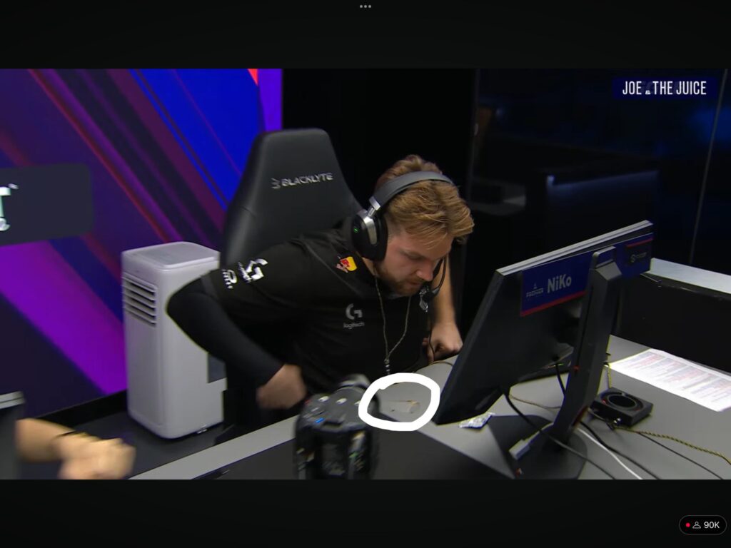Niko actually smashed the table.