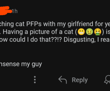This community is freaking weird man. Can't believe some of you are getting upset over this...