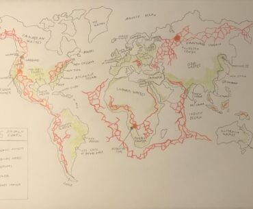 Hand drawn map based on the broken earth from BO2