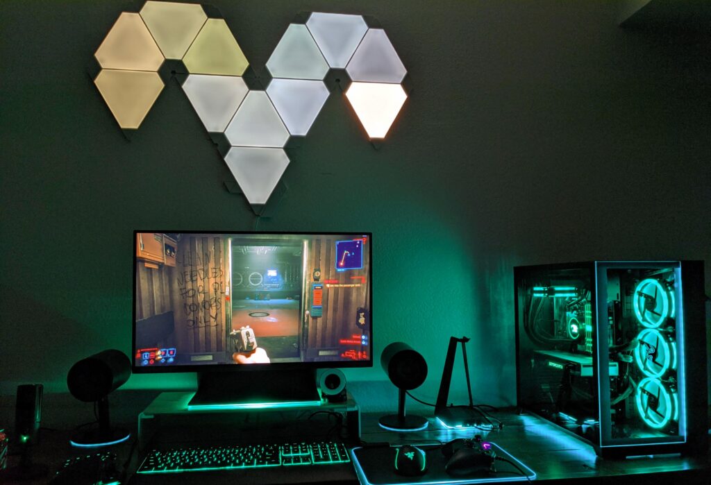 Lights up the whole dang room!