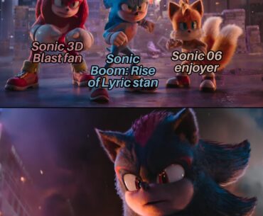 As a Sonic fan, this is both funny and sad