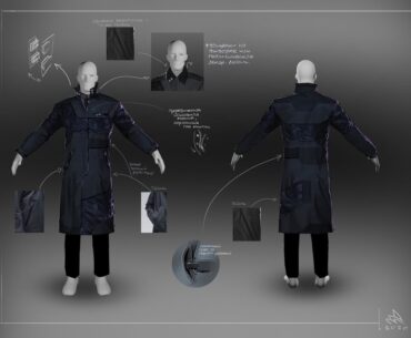 Sketches I made back in 2019 for my cyberpunk clothing project, but don’t have money yet to implement it