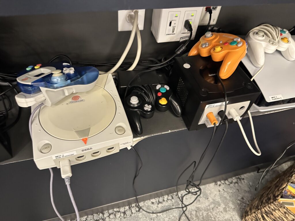 My office game room has an OG Dreamcast that still works. (also n64).