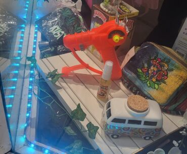 Knockoff Raygun... something? Idk I don't smoke at all, it was in the window of a smoke shop and they were closed so I couldn't ask, I thought it was pretty funny