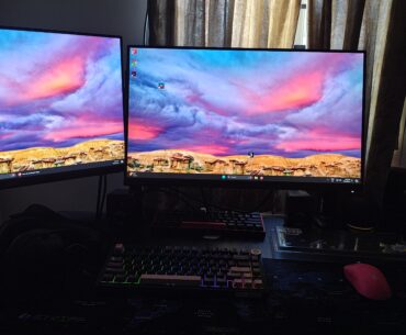 Budget desk setup!
