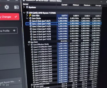 5700X not reaching full speeds