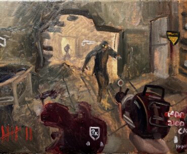 I made an oil painting of Verruckt