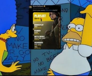 No BR duos and No Resurgence solos makes Homer go something something